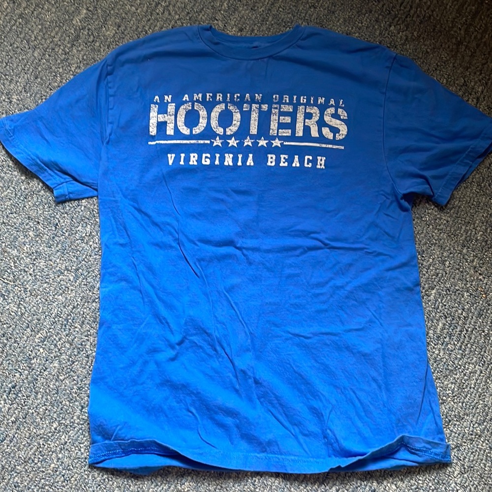 Blue Hooters Shirt